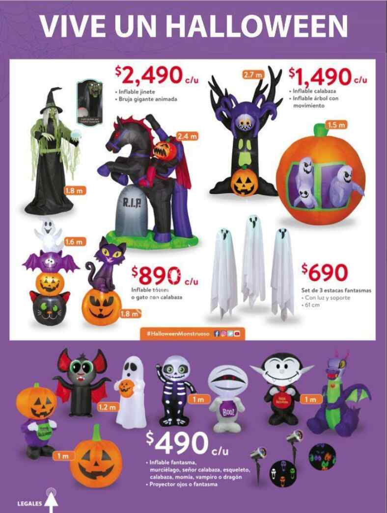Ofertas Walmart Halloween 2019