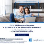Promoción Walmart American Express de $1,000 de bonificación + 18 MSI en tienda en línea