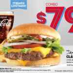 Nuevo combo Wendy's hamburguesa Dave's Clásica en combo por $79