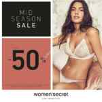 Mid Season Sale Women's Secret: Hasta 50% de descuento