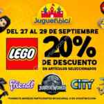 En Juguetibici 20% de descuento en LEGO Friends, City y Jurassic World