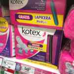 Promoción Kotex de lapicera Gratis en la compra de toallas nocturnas