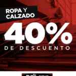 En Martí Outlet 40% de descuento en ropa y calzado