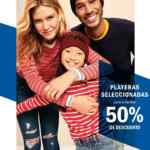 En Old Navy playeras a mitad de precio este fin de semana