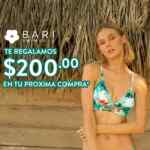 Promoción Bari Swimwear: Compra $1000 y recibe cupón de $200 para tu próxima compra