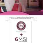 Promoción Banorte Octubre Mes Rosa: 5% de bonificación + 6 MSI los jueves en tiendas participantes