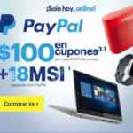 Promoción Best Buy Paypal de $100 en cupones por cada $1,000 de compra + 18 MSI