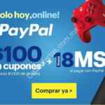En Best Buy $100 en cupones por cada $1000 de compra + 18 MSI al pagar con Paypal