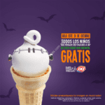 Cupón Dairy Queen Halloween: Cono de helado GRATIS a niños disfrazados el 31 de octubre