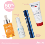 Promoción Derma 50% de descuento en productos Avené, Vichy, La Roche Posay, Bioderma y más