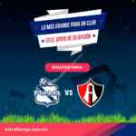 Boletos Gratis para el partido de Liga MX Puebla vs. Atlas al donar una despensa