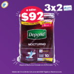 Promoción Farmapronto: 3x2 en pañales y panti protectores para adultos mayores marcas Diapro y Depend