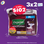 Promoción Farmapronto: 3x2 en pañales y panti protectores para adultos mayores marcas Diapro y Depend