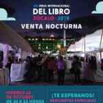Venta Nocturna Feria del Libro del Zócalo 2019 este 18 de octubre de 8pm a 10pm