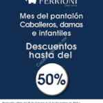 En Ferrioni hasta 50% de descuento en pantalones para hombres, mujeres y niños