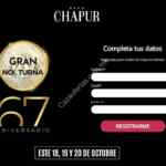 Ofertas Gran Chapur Venta Nocturna 67 Aniversario del 18 al 20 de octubre 2019