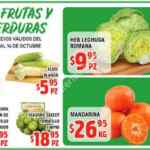 Ofertas HEB 7 Días de frutas y verduras del 8 al 14 de octubre 2019