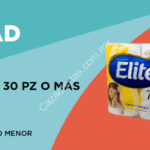 Promoción HEB 2x1½ en papel de baño de 30 rollos o más hoy 30 de octubre