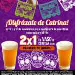 Promoción Hooters Día de Muertos: 2x1 en cerveza de barril si te disfrazas de Catrin o Catrina