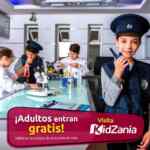 Cupón Kidzania entrada para adulto GRATIS en la compra de una entrada de niños