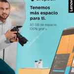 Promoción Lenovo Dropbox: Obtén 30GB de almacenamiento gratis si tienes una computadora Lenovo participante