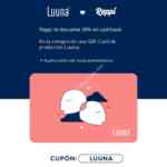 Promoción Rappi y Luuna: 30% de devolución en Rappicréditos hasta hoy 2 de octubre