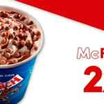 En McDonalds 2x1 en McFlurry al pedir por Sin Delantal