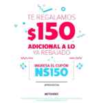 Cupón Netshoes $150 de descuento adicional a lo ya rebajado