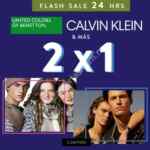 Venta Flash ösom de 2x1 en Benetton, Calvin Klein y otras marcas