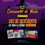 Cupón Descuentos de Miedo Panini: 20% de descuento en toda la tienda en línea