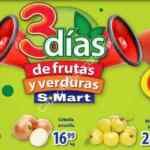 Ofertas S-Mart 3 Días de frutas y verduras del 1 al 3 de octubre 2019