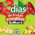 Ofertas S-mart 3 Días de frutas y verduras del 29 al 31 de octubre 2019