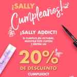 Código Sally Beauty de 20% de descuento adicional si cumples años en octubre