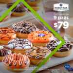 Donamanía Sams Club: 9 donas de Halloween a $79 pesos