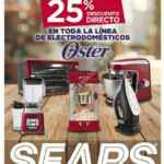 En Sears 25% de descuento en electrodomésticos Oster