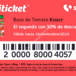 Nuevos cupones Soriticket válidos al 16 de noviembre