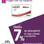 Promoción Suburbia Tarjeta Bienestar Social: 7% de descuento en ropa, calzado y accesorios