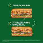 Promoción Subway 2x1 este 17 de octubre por el Día Internacional del Sandwich 2019