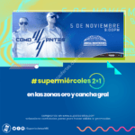 Super Miércoles Superboletos 23 de octubre: 2x1 en boletos para conciertos y espectáculos