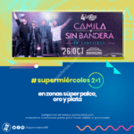 Supermiércoles de 2x1 en Superboletos: Boletos a conciertos y espectáculos al 2x1 hoy 16 de octubre