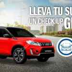 Promoción Suzuki revisión Check Up Gratis para autos hasta el 16 de noviembre