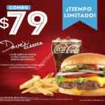 Promoción Wendys: Combo Dave's Clásica a $79
