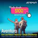 Promoción Aeromar de vuelos desde $100 a destinos seleccionados ($674 ya con impuestos)