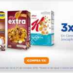 En Chedraui 3x2 en cereales Kelloggs este fin de semana