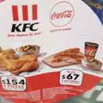 Cupón KFC Coca-Cola de paquete familiar 8 piezas por $154 y paquete individual por $67