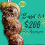 Promoción Restaurante Casa Brasil 4o aniversario: 2x1 en buffet de espadas, 2x1 en cervezas y más hoy domingo