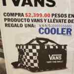 Promoción Love my Vans: hielera de regalo en compras de $2,399 o más