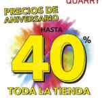 Venta Especial de Aniversario Quarry Jeans: Hasta 40% de descuento en toda la tienda