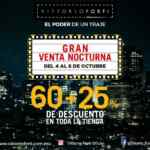 Venta Nocturna Vittorio Forti: 60%+25% adicional en toda la tienda
