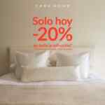 Promoción Zara Home de 20% de descuento en toda la tienda hoy 12 de octubre